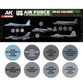 AK Interactive RCS119 US Air Force & ANG Modern Aircraft Colors SET