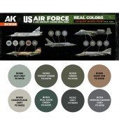 AK Interactive RCS120 US Air Force & ANG Aircraft Colors 1960s-1980s SET