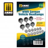 Ammo AMIG8909 1/35 WWII German Vehicle Headlamps