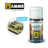 AMMO A.MIG-0707 ACRYLIC WASH Brown Wash for Sand
