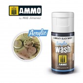 AMMO A.MIG-0711 ACRYLIC WASH Black Wash