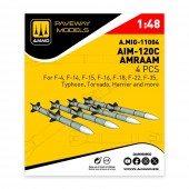 AMMO A.MIG-11004 AIM-120C AMRAAM (4 pcs) 1:48