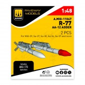 AMMO A.MIG-11047 R-77 - AA-12 Adder (2 pcs) 1:48