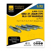 AMMO A.MIG-11215 GBU-31 JDAM (with Thermal Protection) BLU-109 Warhead 1:72