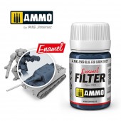 AMMO A.MIG-1509 FILTER Blue for Dark Grey