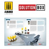 AMMO A.MIG-6509 SOLUTION BOOK 06 - How to Paint USAF Navy Grey Fighters (English Castellano Francais Deutsch)