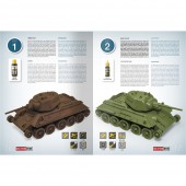 AMMO A.MIG-6600 SOLUTION BOOK 11 - How to Paint How to Paint 4BO Green Vehicles - (Multilingual)