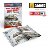 AMMO A.MIG-6603 SOLUTION BOOK 20 - How to Paint WWII Soviet Winter Vehicles - (Multilingual)