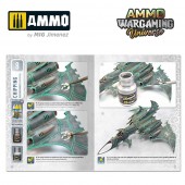 AMMO A.MIG-6927 AMMO WARGAMING UNIVERSE Book 08 - Aircraft and Spaceship Weathering (English, Castellano, Polski)