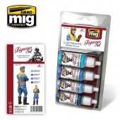 AMMO A.MIG-7025 Luftwaffe WWII Pilot Figures Set