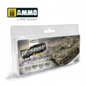 AMMO A.MIG-7301 DRYBRUSH Set Green Colors