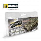 AMMO A.MIG-7301 DRYBRUSH Set Green Colors