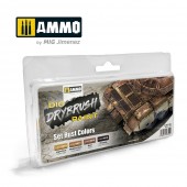 AMMO A.MIG-7302 DRYBRUSH Set Rust Colors