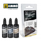 AMMO A.MIG-7320 SHADER Set Panzer Grey