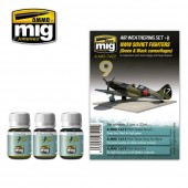 AMMO A.MIG-7422 WWII Soviet Fighters (Green & Black Camouflages)