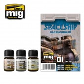 AMMO A.MIG-7444 Spaceship Sci-Fi Weathering Set