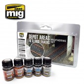 AMMO A.MIG-7470 Depot Areas & Sludge Tracks Weathering Set