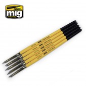 AMMO A.MIG-7606 Rubber Brush Set