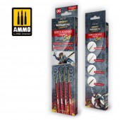 AMMO A.MIG-7625 AMMO WARGAMING UNIVERSE - Marta Kolinsky Figures Brush Set
