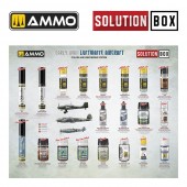 AMMO A.MIG-7730 SOLUTION BOX 25 - Early WWII Luftwaffe Aircraft - Colors and Weathering System