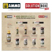 AMMO A.MIG-7900 SOLUTION BOX MINI 11 - 4BO Russian Green Vehicles