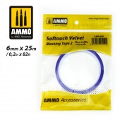 AMMO by MIG Jimenez A.MIG-8241 Softouch Velvet Masking Tape 2 (6mm x 25M)  