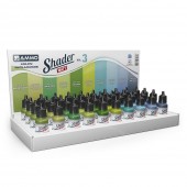 AMMO A.MIG-8762 Shader Matt Vol.3 Display (10 kind of 17 ml Shaders Matt x 4 pcs. each)