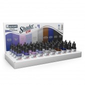 AMMO A.MIG-8763 Shader Matt Vol.4 Display (10 kind of 17 ml Shaders Matt x 4 pcs. each)