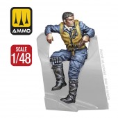 AMMO A.MIG-8979 WWII German Pilot 1:48
