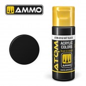 AMMO ATOM-20163 ATOM COLOR Matt Black