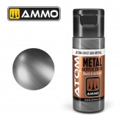 AMMO by MIG Jimenez ATOM-20167 ATOM METALLIC Gun Metal 