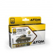 AMMO ATOM-20751 ATOM Sherman Tanks Vol 3 WWII US Marine Corps Set