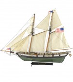Artesania Latina 22416 1:60 American Schooner Harvey - Wooden Model Ship Kit