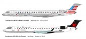 Big Planes Kits BPK14409 Bombardier CRJ-900 American Eagle 1:144