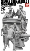 Border Model BR-002 German Submarines & Commanders Set of 6 Resin Figures 1:35