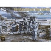 Border Model BT-013 German 88mm Gun Flak 36 w/ 6 Crew Members 1:35