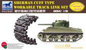 Bronco Models AB3547 Sherman Cuff Type Workable Track Link Set 1:35