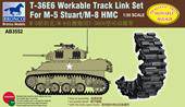 Bronco Models AB3552 T-36E6 Workable Track Link for M-5/M-8 Stuart 1:35