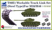 Bronco Models AB3565 T-80E1 Workable Track Link for M26/M46 1:35