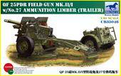 Bronco Models CB35046 QF 25pdr Field Gun Mk.II/I 1:35