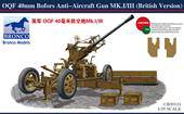 Bronco Models CB35111 OQF 40mm Bofors Anti-aircraft Gun(Britis 1:35