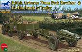 Bronco Models CB35163 75mm Howitzer M1A1(British Version)& 1/4 Ton Truck with Trailer & Crew 1:35