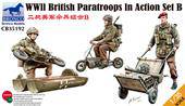Bronco Models CB35192 WWII British Parattroops In Action Set B 1:35