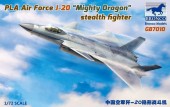 Bronco Models GB7010 PLA Air Force J-20 Mighty Dragon stealth fighter 1:72