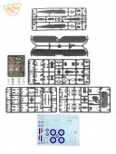 Clear Prop CP72027 Airco DH.9a (early version) 1:72
