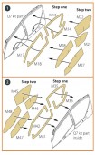 Clear Prop CPA35003 AH-64D/E Apache painting mask for TAKOM kit 1:35