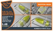 Clear Prop CPA48012 F-82F/G, E/H Twin Mustang painting mask for Modelsvit kits 4818/4820 1:48