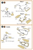 Clear Prop CPA48012 F-82F/G, E/H Twin Mustang painting mask for Modelsvit kits 4818/4820 1:48