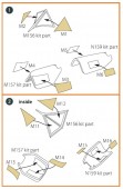 Clear Prop CPA48013 SR-71A BLACKBIRD painting mask for Revell kit 1:48
