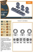 Clear Prop CPA48017 TB.2 wheel set 1:48